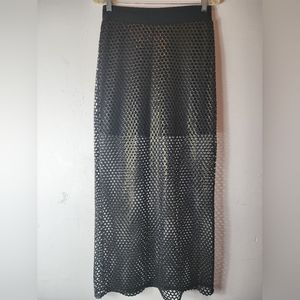 Women's Gold & Black with Short Slip Dress. Sz: M Length: 30in